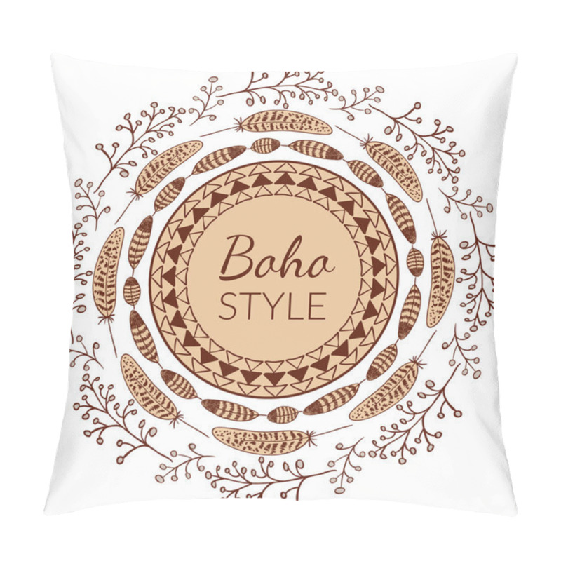 Personality  Boho Style Frame Pillow Covers