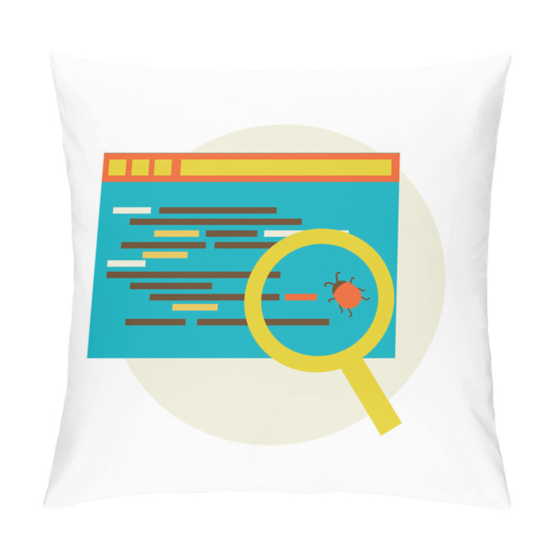 Personality  Bug In The Programming Code Pillow Covers