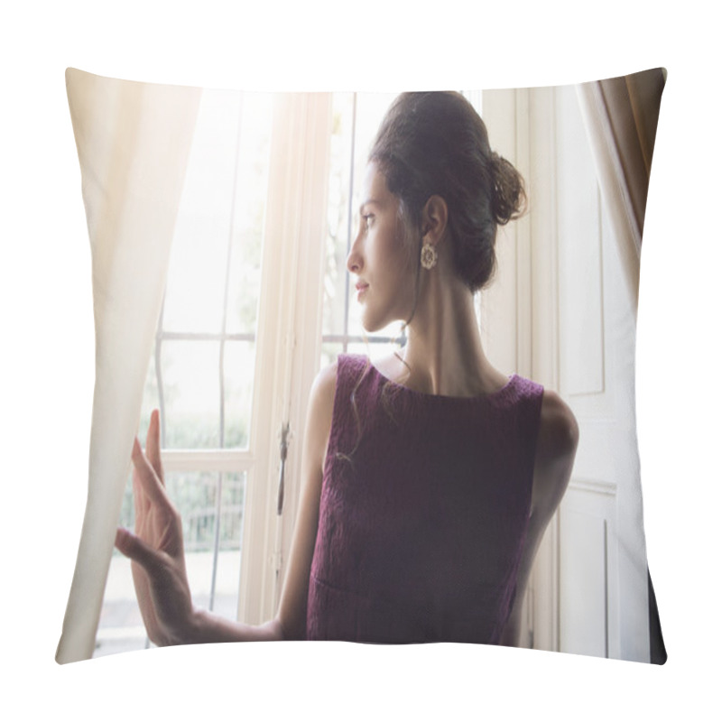 Personality  Woman Before The Window Pillow Covers