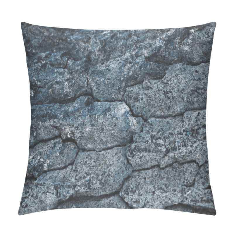 Personality  Cracked Rough Gray Tree Bark Background Pillow Covers