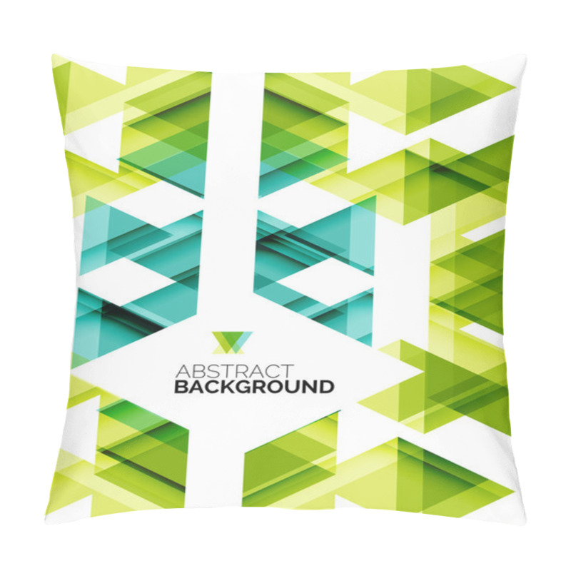 Personality  Triangle Geometric Concept Pillow Covers