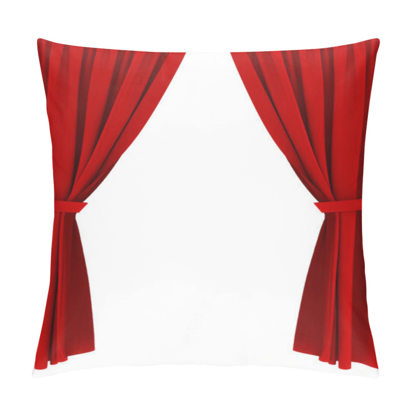 Personality  Red Curtains Pillow Covers