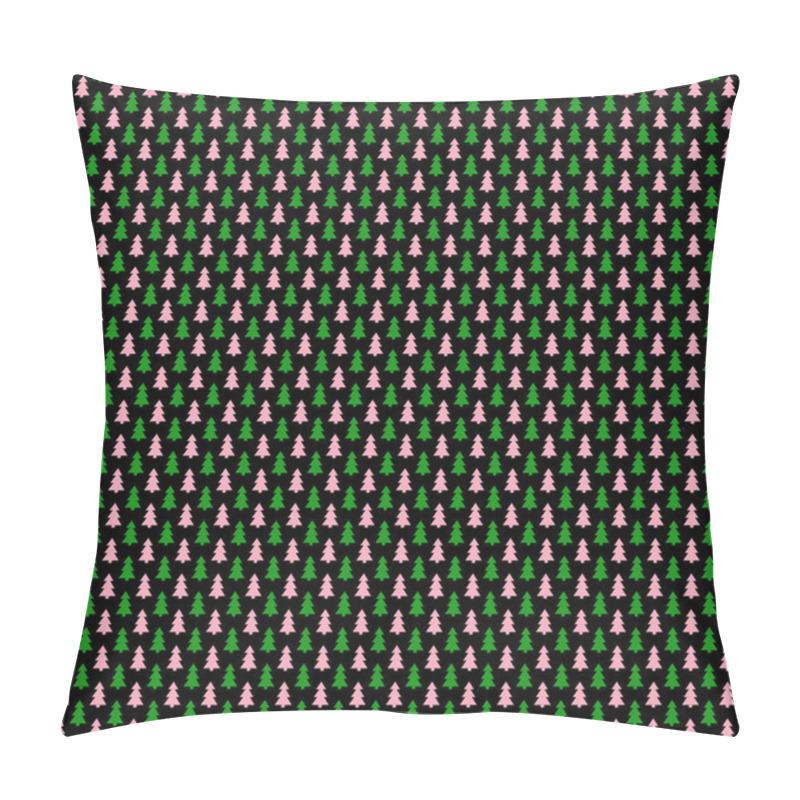 Personality  Seamless Geometrical Pine Tree Forest Pattern Background Pillow Covers