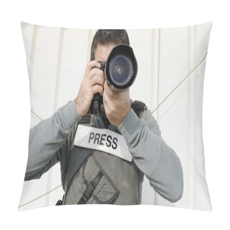 Personality  Professional Photojournalist Pillow Covers