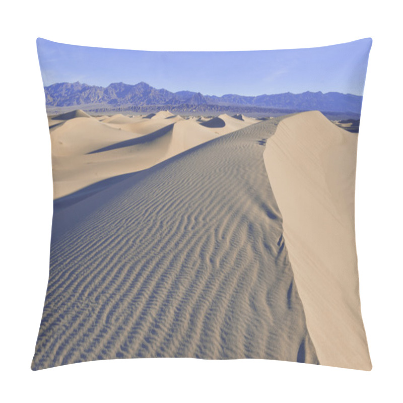 Personality  Ripples And Sand Dunes, Death Valley National Park, California Pillow Covers