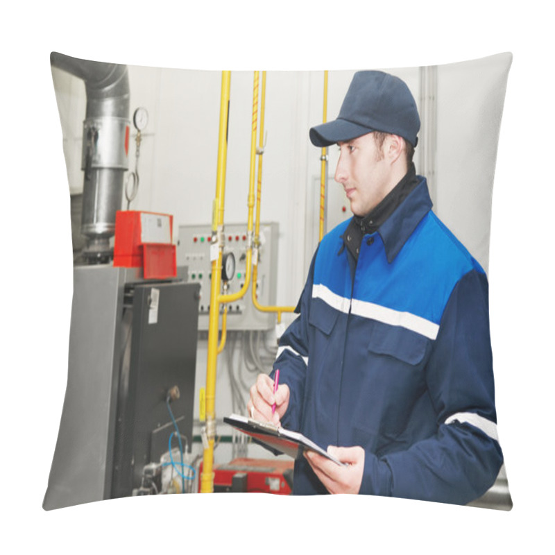 Personality  Heating Engineer In Boiler Room Pillow Covers