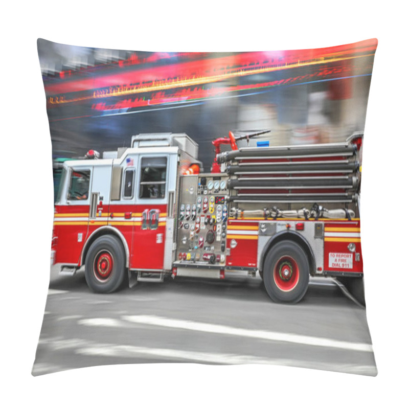 Personality  Fire Suppression And Mine Victim Assistance Intentional Motion Blur Pillow Covers