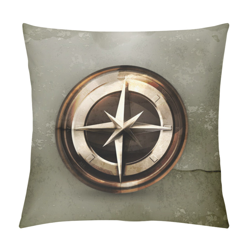 Personality  Compass, Old-style Pillow Covers