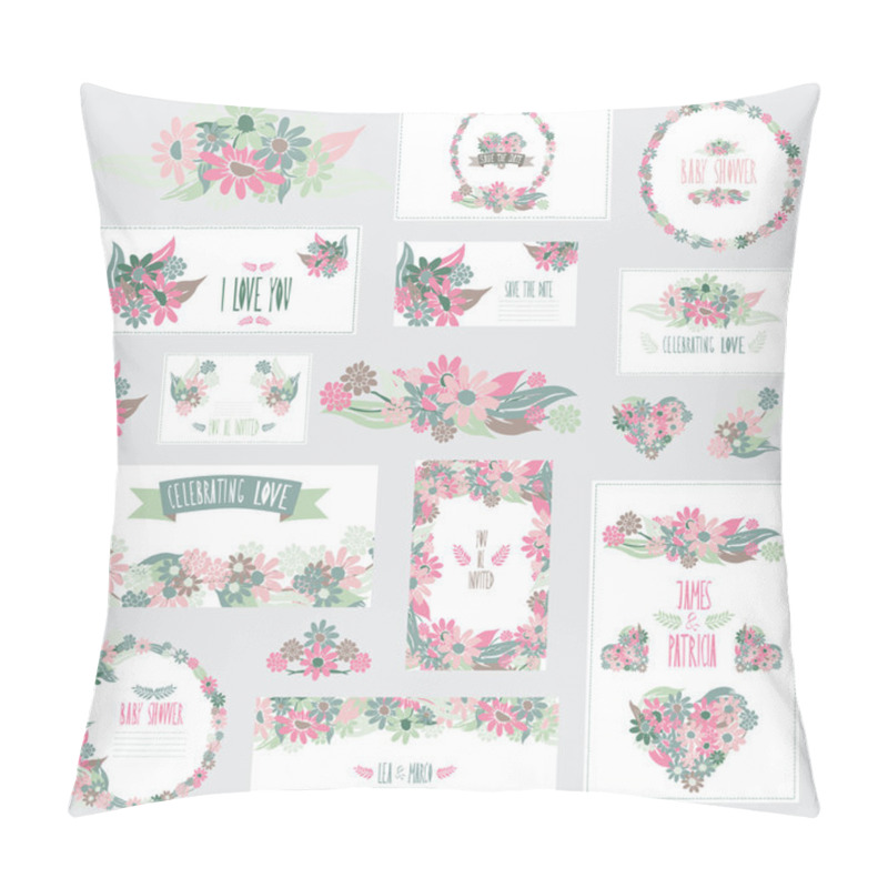 Personality  Floral Cards Set Pillow Covers