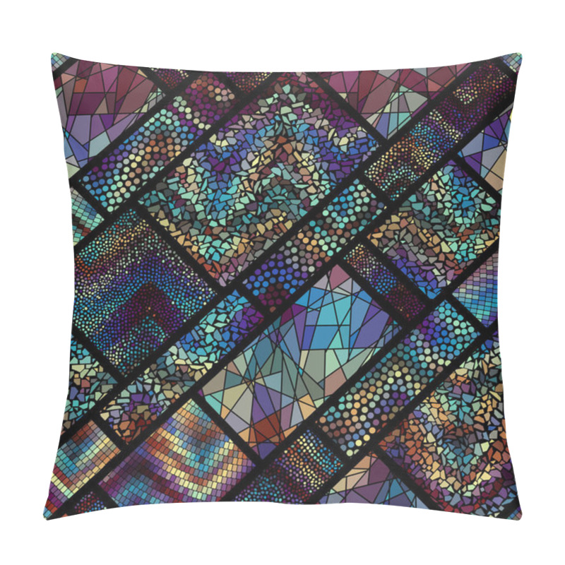 Personality  Seamless Mosaic Pattern Pillow Covers