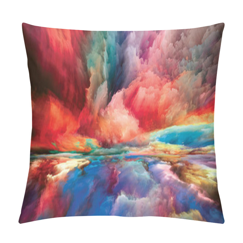 Personality  Exploding Land And Sky Pillow Covers