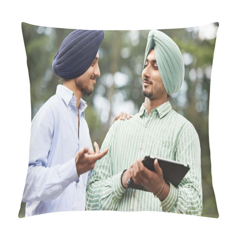 Personality  Young Adult Indian Sikh Men Pillow Covers