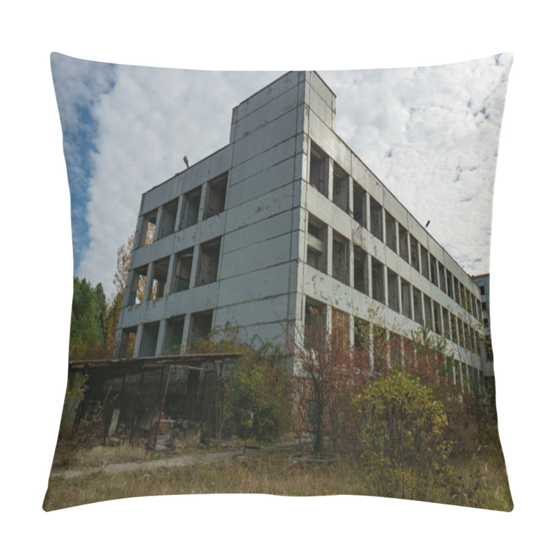 Personality  Abandoned Industrial Building In Chernobyl Exclusion Zone. Ukraine Pillow Covers