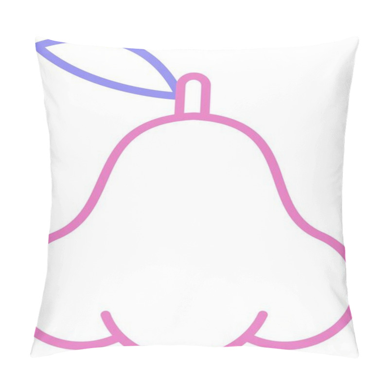 Personality  Java Apple Line Two Colour Icon Pillow Covers