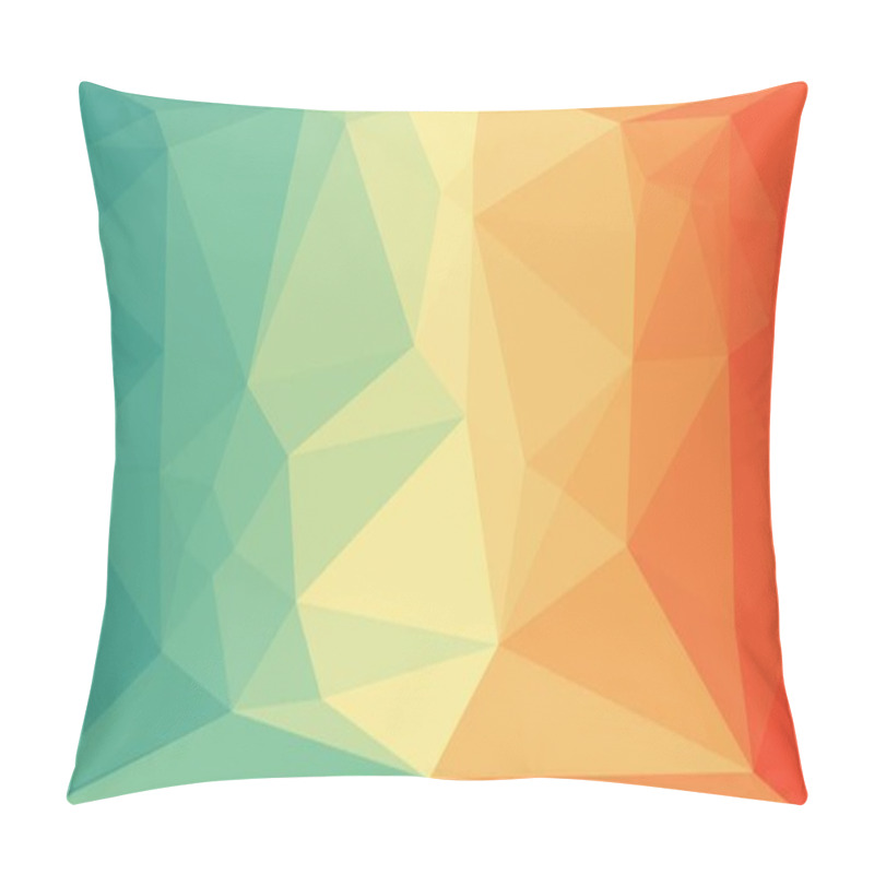 Personality  Creative Prismatic Background With Polygonal Pattern Pillow Covers