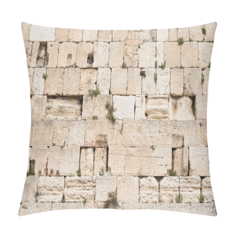 Personality  Wailing Wall (Kotel, Western Wall) Useful For Background. Jerusalem, Israel. Pillow Covers