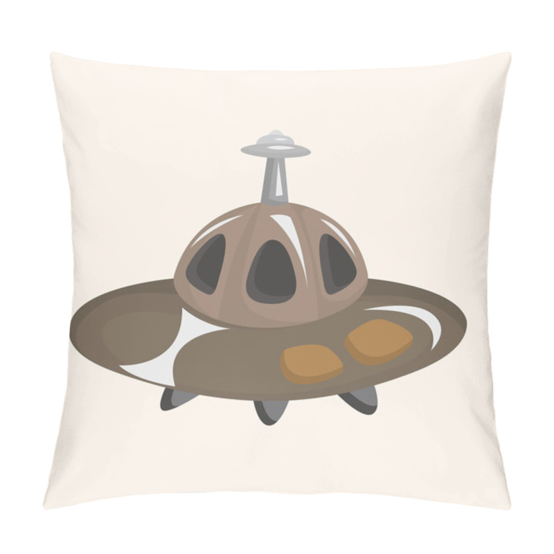 Personality  Ufo Theme Elements Pillow Covers