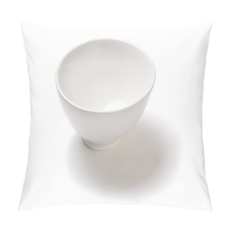 Personality  Blank White Porcelain Bowl Pillow Covers