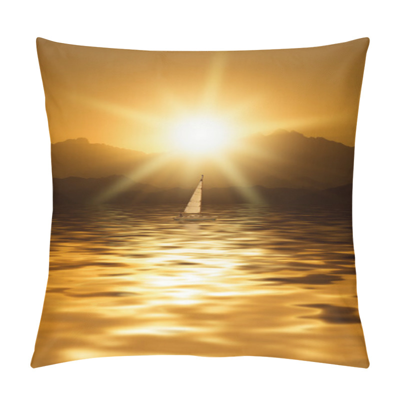 Personality  Sunrise In Mountains Pillow Covers