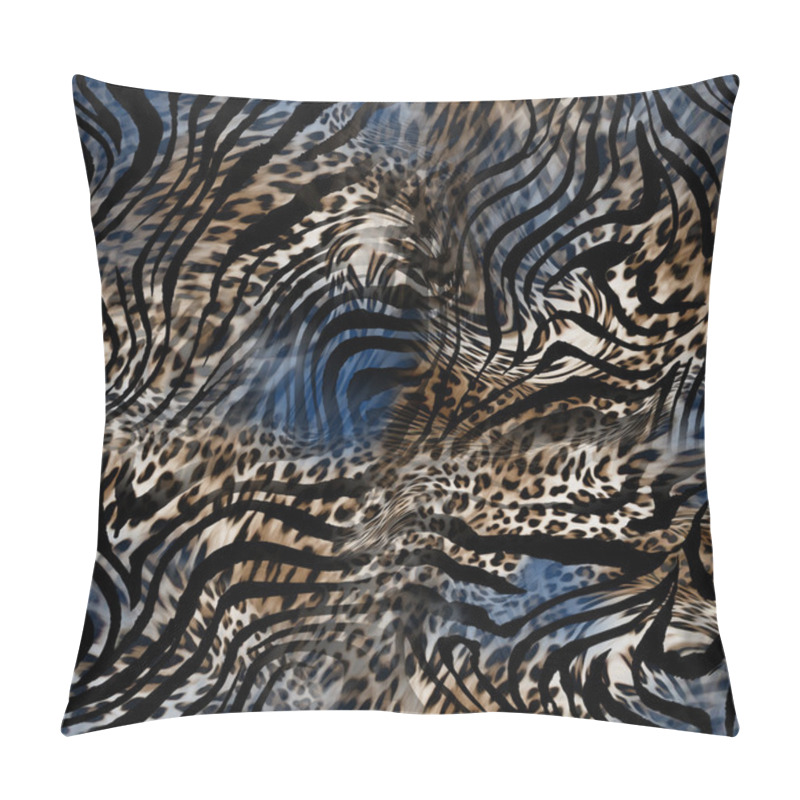 Personality  Leopard Zebra Skin Pillow Covers