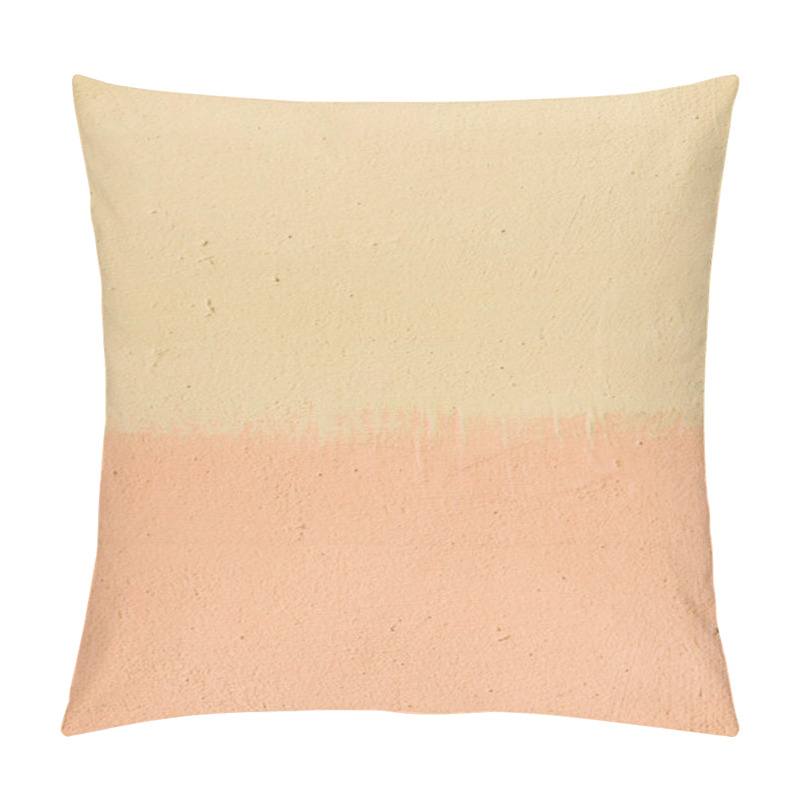 Personality  Full Frame Image Of Half Painted Wall Background  Pillow Covers