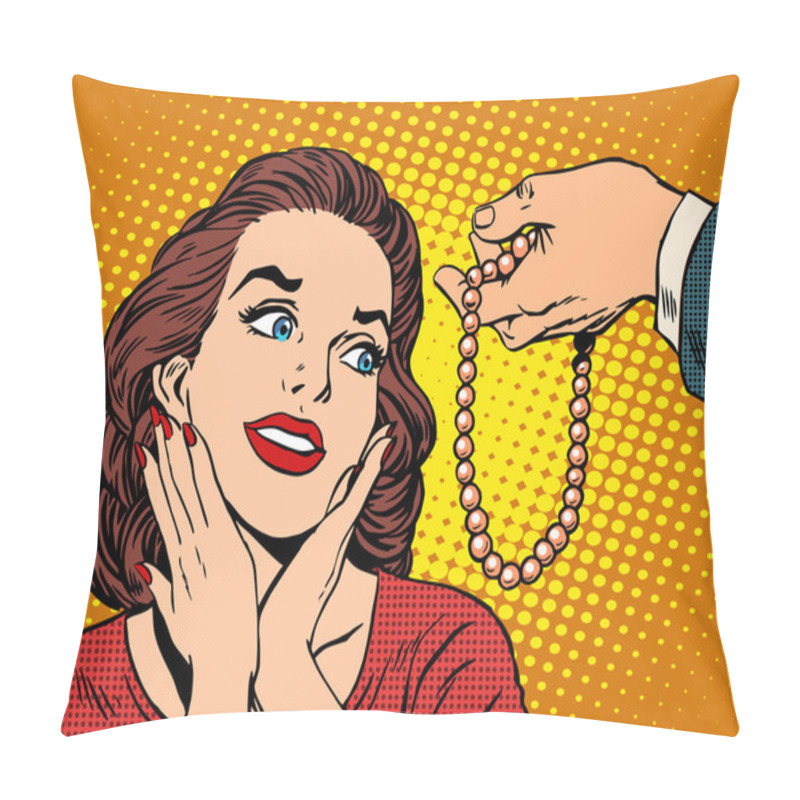 Personality  Gift Woman Jewelry Beads Pillow Covers