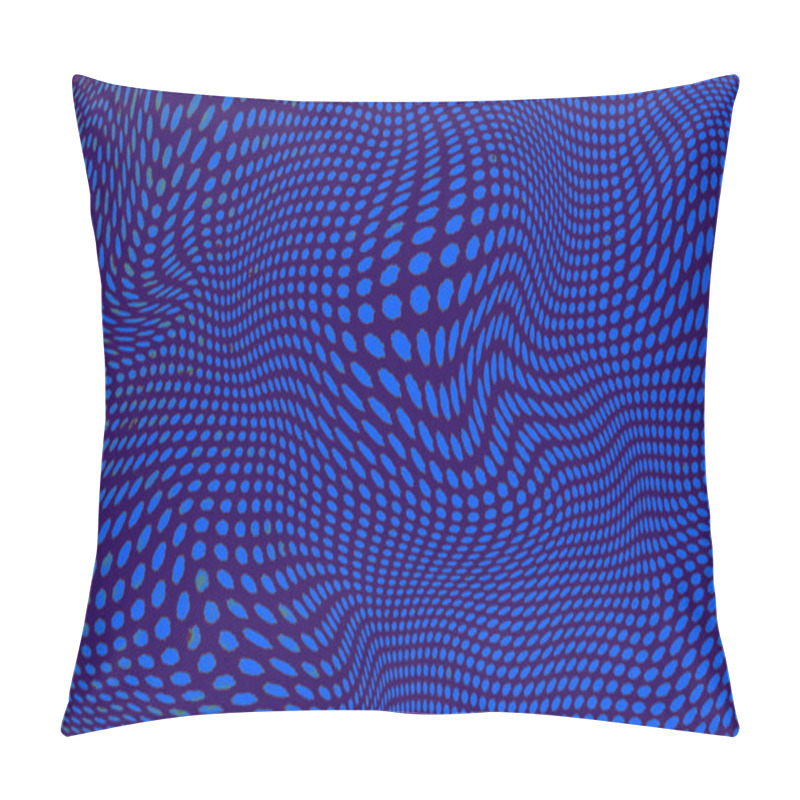 Personality  Abstract Duotone Background . Halftone Texture . Trendy Synthwave Liquidgradient Design. Pillow Covers