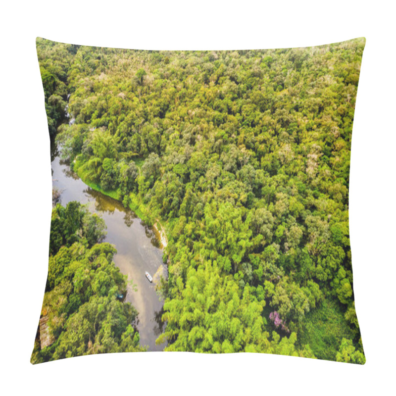 Personality  Aerial View Of Amazon Rainforest, South America Pillow Covers