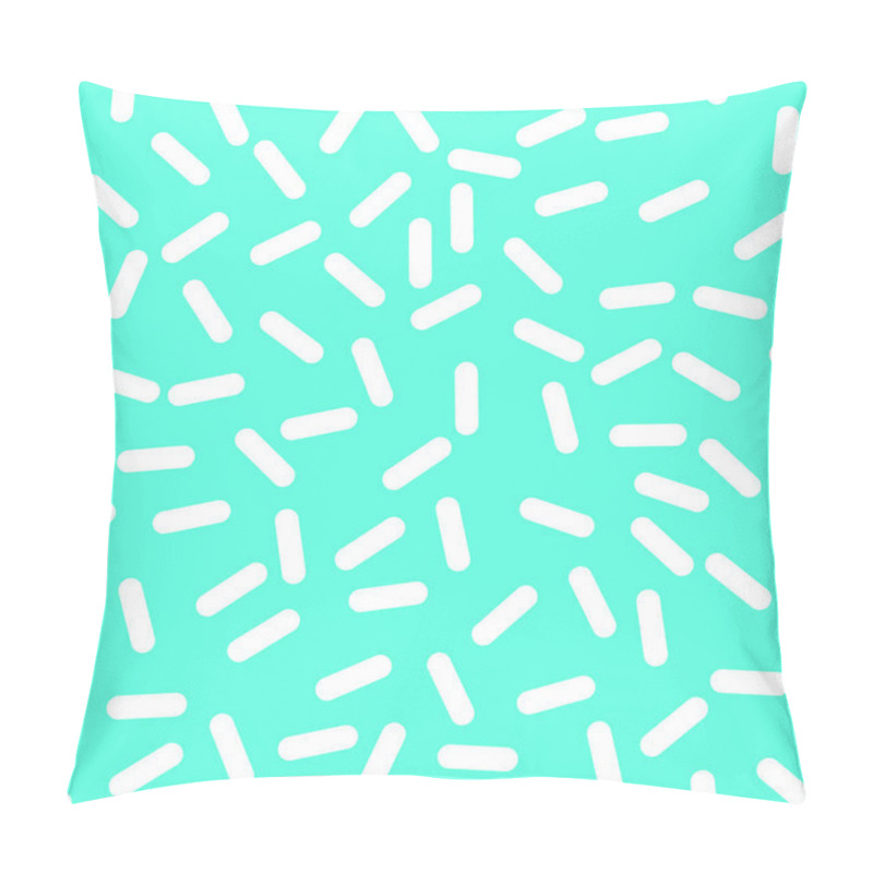 Personality  Retro Seamless Pattern In Memphis Style Design Pillow Covers