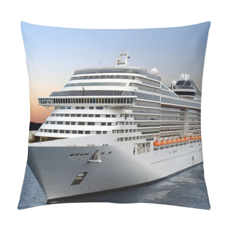 Personality  Cruise Ship. Pillow Covers