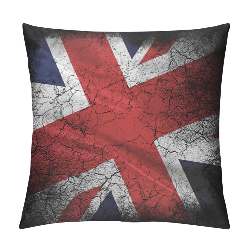 Personality  Grunge Flag Of United Kingdom Pillow Covers