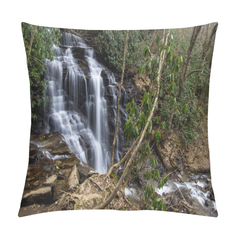 Personality  Soco Falls In North Carolina Pillow Covers