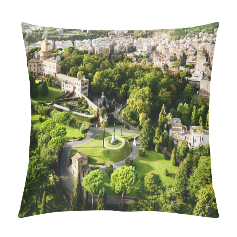 Personality  Vatican Gardens, Rome Pillow Covers