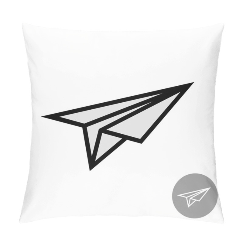 Personality  Paper Airplane Icon Pillow Covers