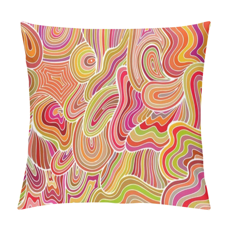 Personality  Abstract Background In The Form Of Zebra Patterns Pillow Covers