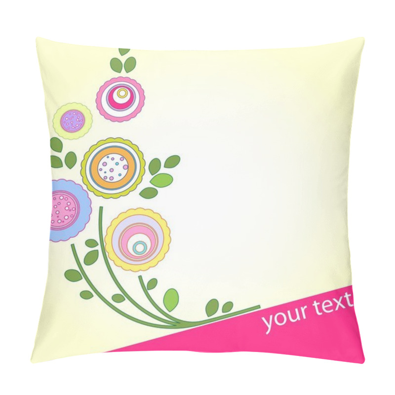 Personality  Floral Cartoon Card Pillow Covers