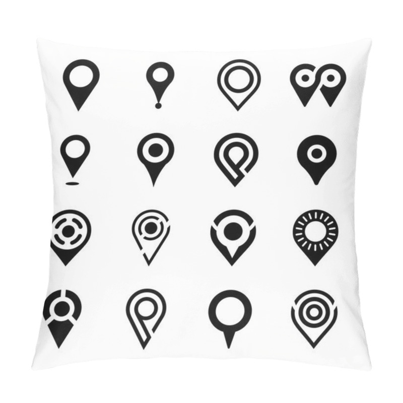 Personality  Navigation Symbols Vector Icons Pack  Pillow Covers