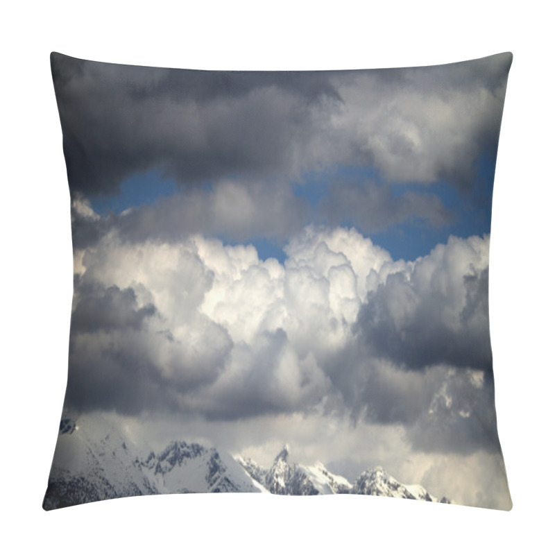 Personality  Clouds Over The Alps Pillow Covers