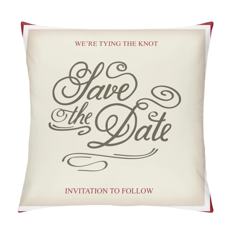 Personality  Save The Date Pillow Covers