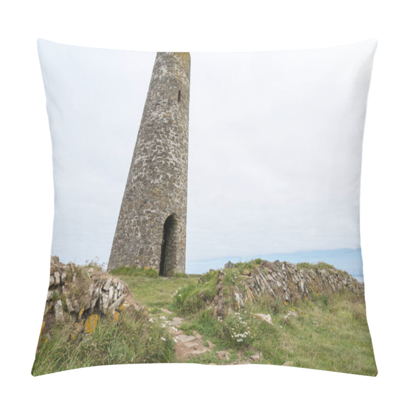 Personality  Coast Path Near Padstow Cornwall England Uk. Pillow Covers