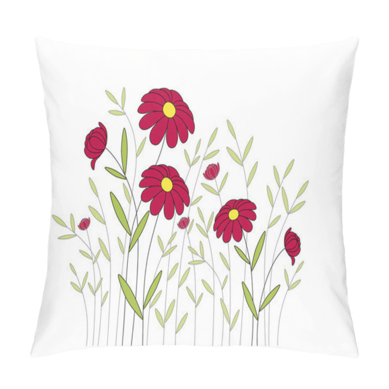 Personality  Delicate Wildflowers Pillow Covers