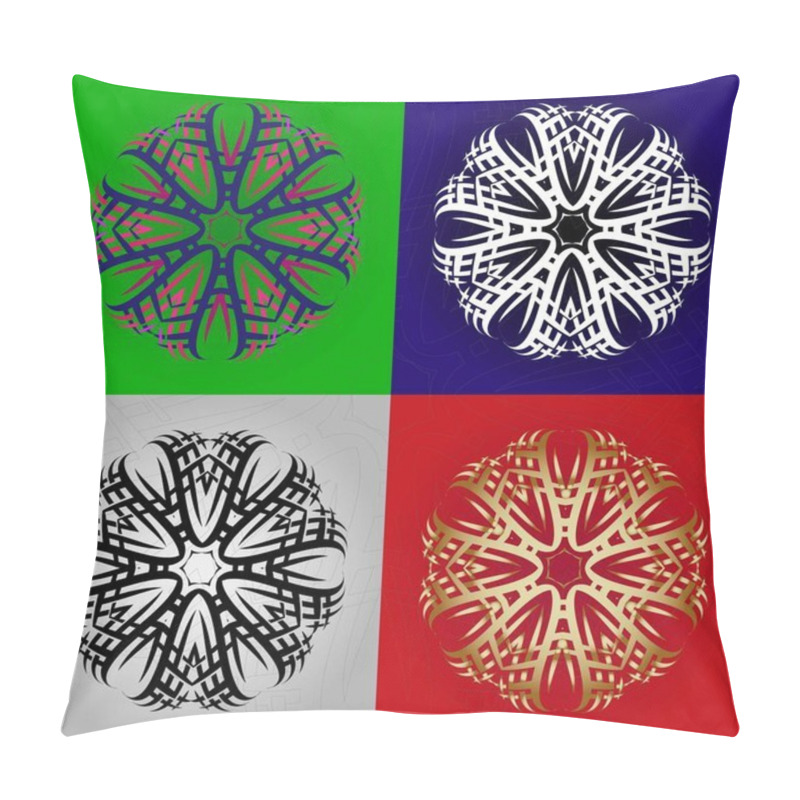 Personality  The Figure Is Like A Monogram In The Form Of A Mandala. You Can Create Stunning Foiled, Sketched, Embossed Or Engraved Projects For Yourself, As A Personalized Gift Or To Sell To Your Customers Pillow Covers