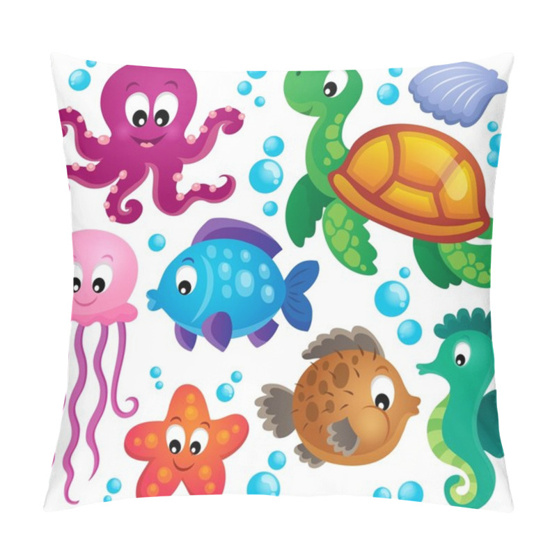 Personality  Various Marine Animals Set 1 Pillow Covers