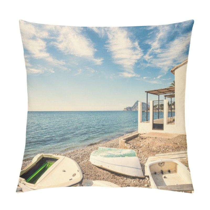 Personality  Fishing Boats On The Costa Blanca Pillow Covers