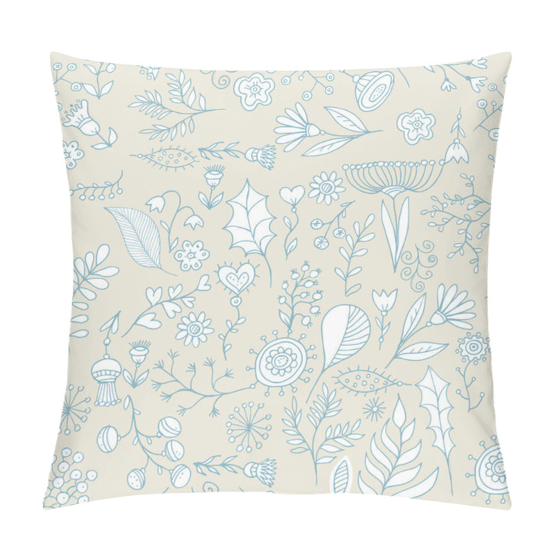 Personality  Pattern With Flowers And Plants Pillow Covers