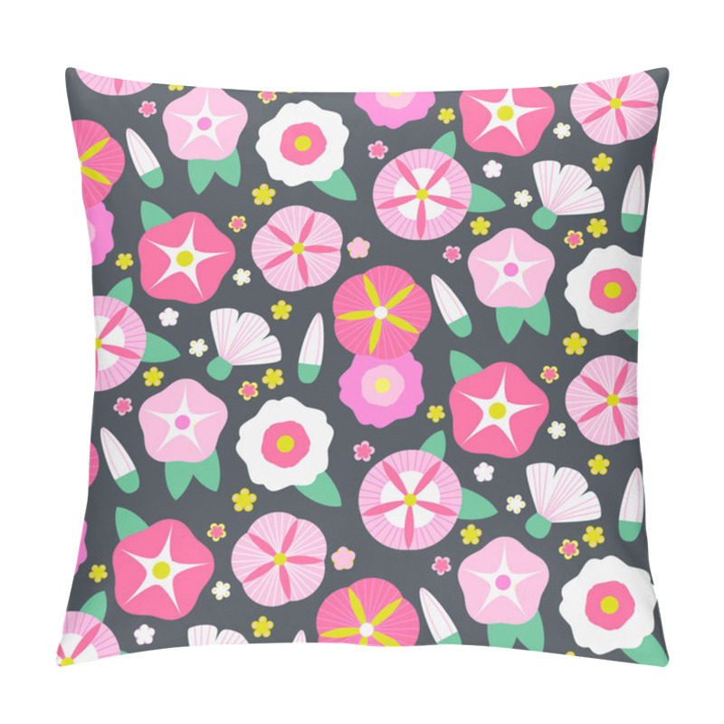 Personality  Seamless Pattern With Beautiful Bindweeds Pillow Covers