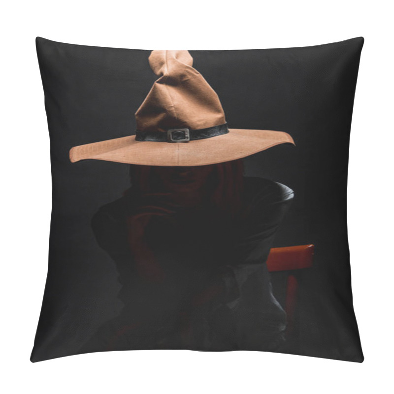 Personality  Studio Body Shot Of An Attractive Woman Posing In Stylish Clothes Pillow Covers