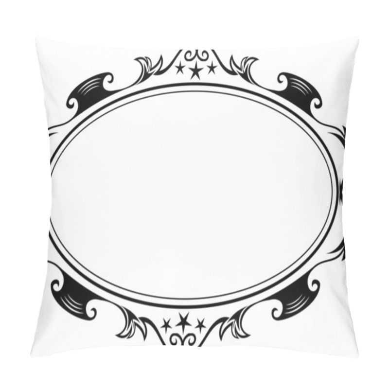 Personality  Antique Oval Frame Pillow Covers