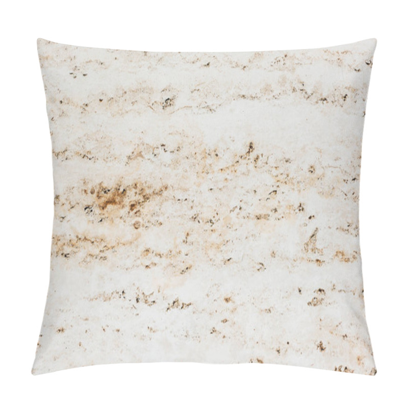 Personality  Close-up View Of Light Marble Textured Background Pillow Covers