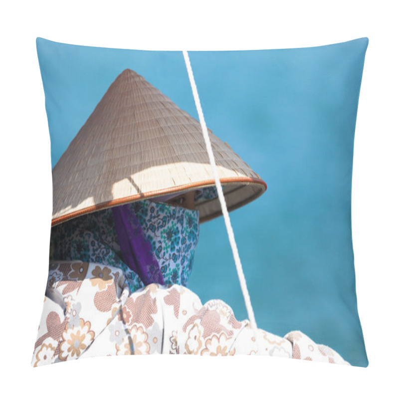 Personality  Woman On Mekong Pillow Covers